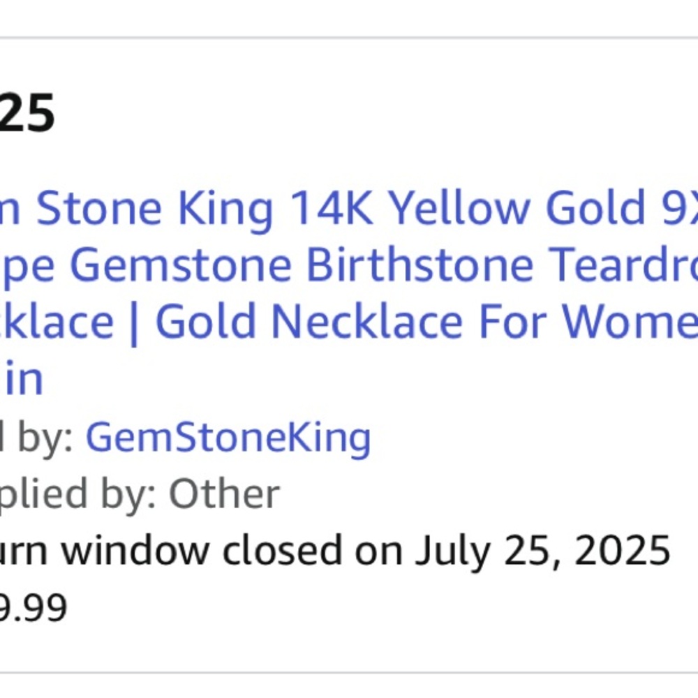 14K Yellow Gold Necklace